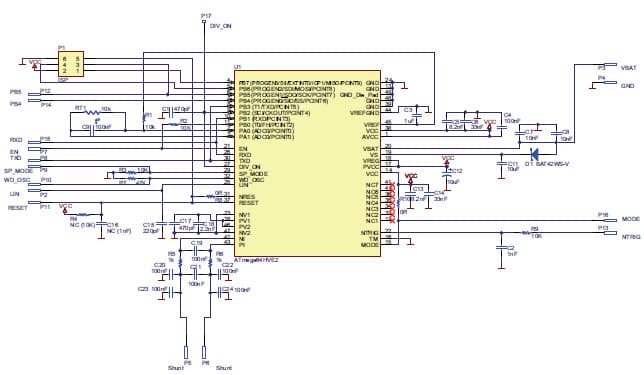 ATMEGA64HVE2-EK1, Evaluation Kit Demonstrates the functionality of the ATmega64HVE2 ATmega AVR MCU