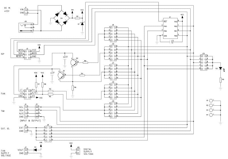 AVR441: Intelligent BLDC Fan Controller with Temperature Sensor and Serial Interface