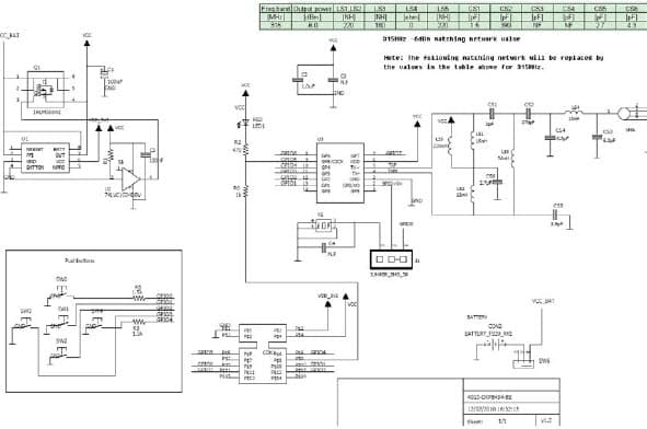 4010-DKPB434-BS, Demo Board for the Si4010 ARIB STD T-93 test results when operating in the 315 MHz frequency band