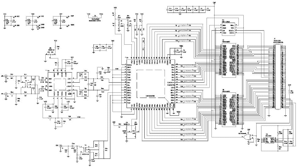 DC1005A, Demo Board for the LTC2207 ADC Driver and 9x9mm High performance ADC