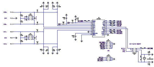 MCP3901, ADC Evaluation Board for 16-Bit MCUs system for Medical