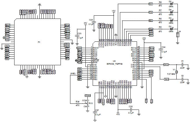 DS51425A, dsPICDEM Starter Demo Board for the dsPIC30F High performance Digital Signal Controller