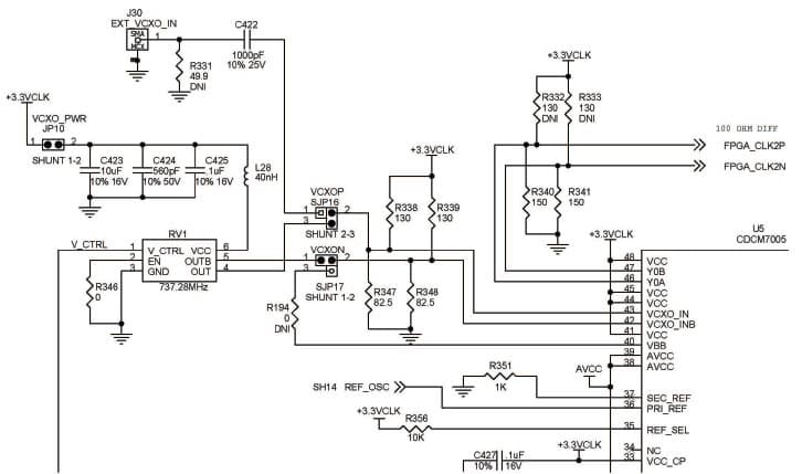 GC5325SEK, Evaluation Board for the 700 to 1400 and 1600 to 3000 MHz PLL Clock Generator for WiMAX Base-Station