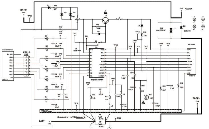 bq76925EVM Evaluation Module, Analog Front End for 3- to 6-Series Lithium-Ion Cells