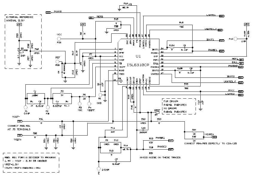 AN1197.1, Application Note for ISL6310EVAL1Z: Two Phase Buck Converter with Integrated High Current 5V to 12V Drivers