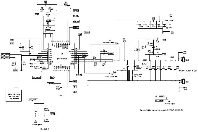 Using the TPS51513EVM-549 A Single-Phase, D-CAP+ Synchronous Buck Controller With Integrated Drivers for General IC VCORE Applications