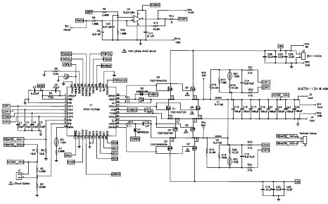 Using the TPS51727EVM, a Dual-Phase, Eco-mode Step-Down Power Management IC for 40-A+ Application