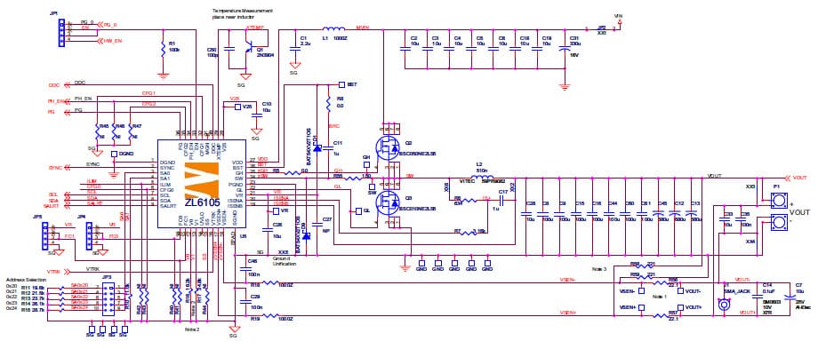 Application Note 1624 for ZL6105EVAL1Z Evaluation Board