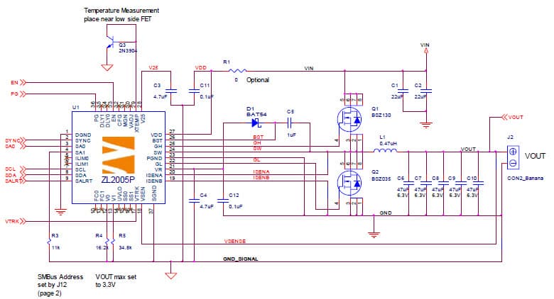 AN1464.0, Application Note for ZL2005PEV4 10A Evaluation Board