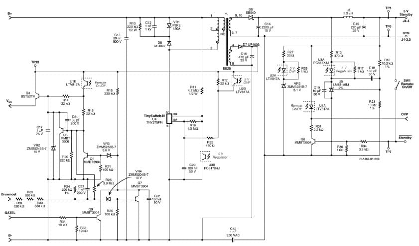 RDR-189, RDR-189, Reference Design for a 225 W (286 W Peak) Power Factor Corrected LLC Power Supply Using HiperPLC (PLC810PG)