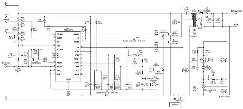 DER-212, 150 W Power Factor Corrected LLC Power Supply Reference Design Using HiperPLC (PLC810PG)