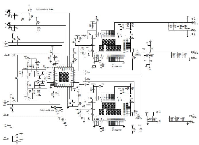 LTC3860EUH Demo Board, Dual-Phase/Dual-Channel Step-Down Voltage Mode Controller with Current Sharing