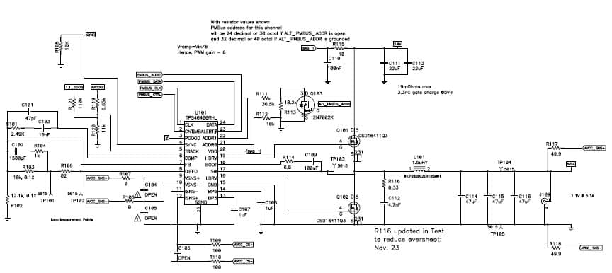 PMP5098.4, Power Management Reference Design for Xilinx Virtex-6 FPGAs (1.8V @ 2.6A)