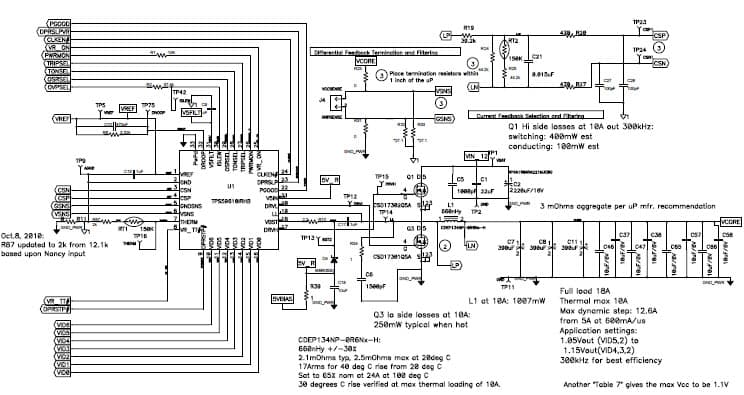 PMP5885.1, Sync Buck for Intel Celeron M723 (5V @ 5A)