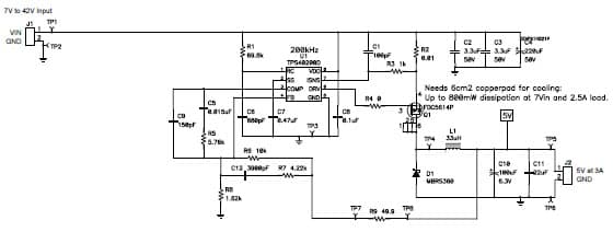 PMP2807.2, Buck, Linear Reference Design (4.5V @ 2A)