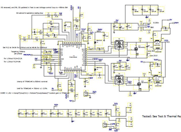 PMP6845, 5V input, 6 Phase High Efficiency Synchronous Buck, 0.9V 120A output