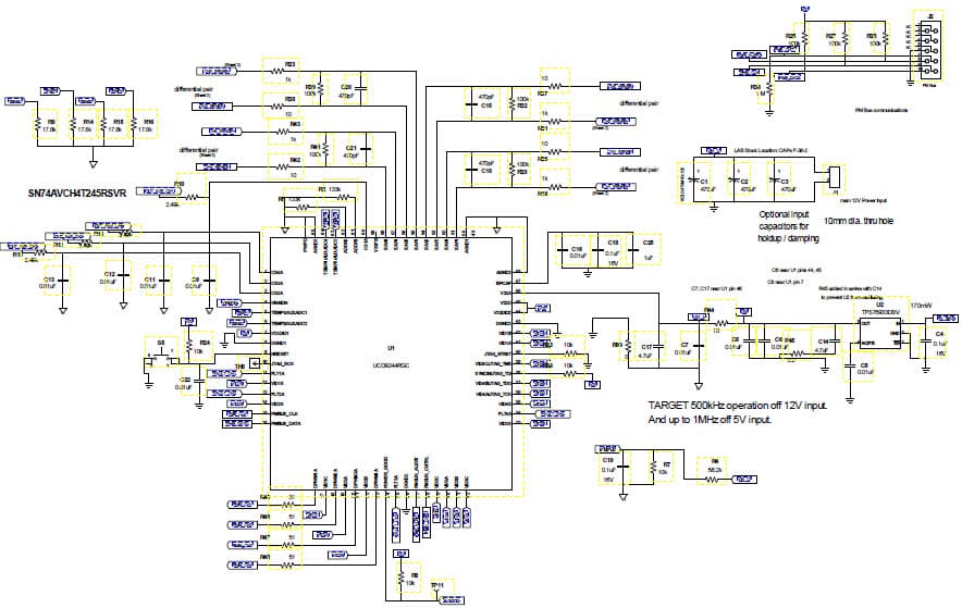 PMP6594, Nyquist Vcore voltage 1V at 15A, 4 of them per UCD9244 plus Test load for one output