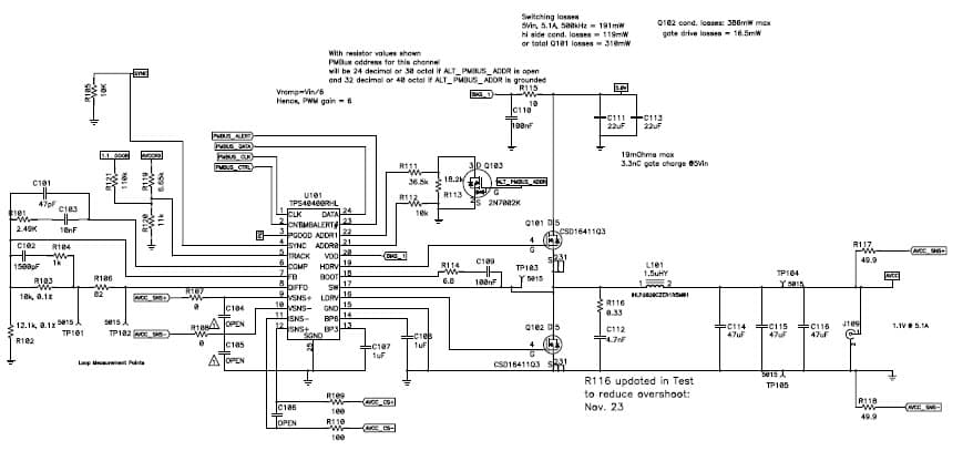 PMP5098.1, Power Management Reference Design for Xilinx Virtex-6 FPGAs (1.1V @ 5.1A)