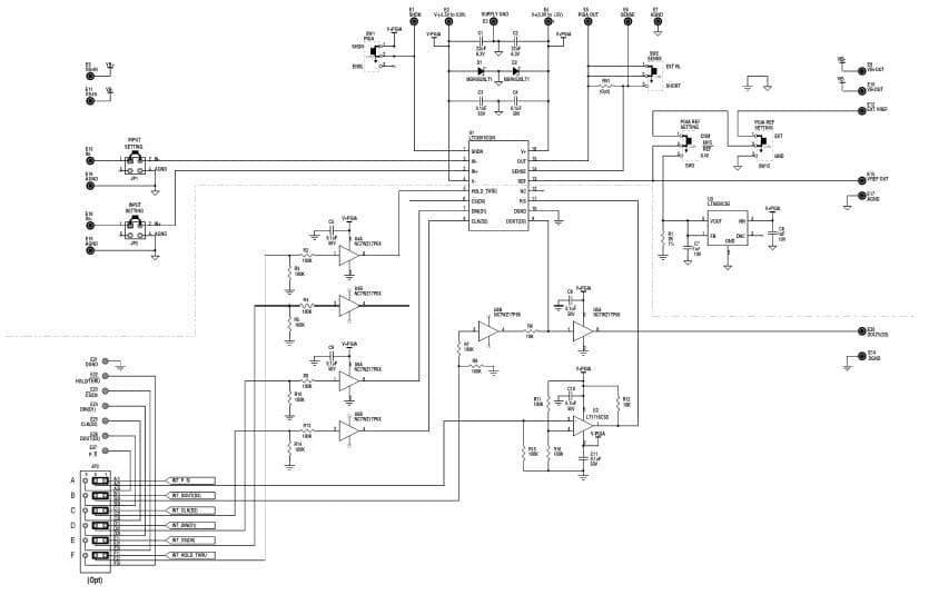 DC1070A, Demonstration Circuit features the LTC6915 programmable gain instrumentation amplifier