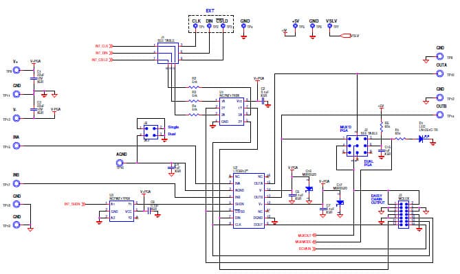 LTC6912CGN-1 Demo Board, Dual Digitally Controlled PGA / Programmable Data Acquisition Measurement and Control System