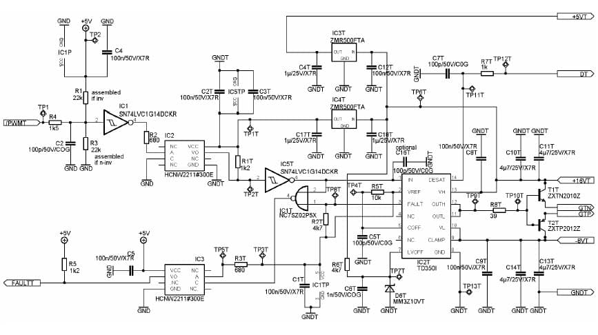 2ED100E12-F, Evaluation Board for 16V MOSFET Power Driver