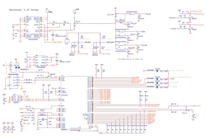 CDCE72010EVM, Evaluation Board for the CDCE72010 - 10 outputs low jitter clock synchronizer