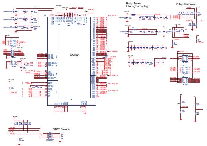 XIO2001, Evaluation Board implements a peripheral component interconnect express to PCI bridge circuit using the XIO2001 PCI Express to PCI Bus Translation Bridge