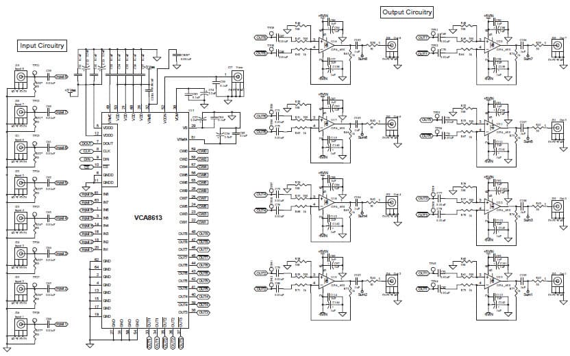 VCA861xEVM is designed to provide ease of use in evaluating the performance of the VCA8613 variable gain amplifier