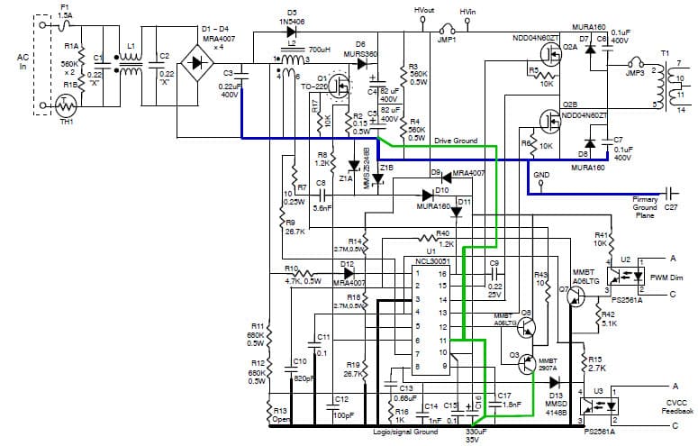 60W General LED Driver for Street and Indoor LED Lighting