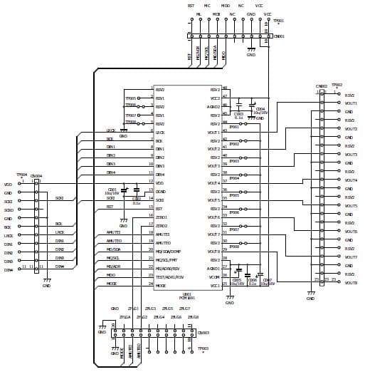 24-Bit, 192KSPS, 8CH DAC for Audio