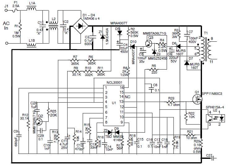 90W General LED Driver for LED Lighting