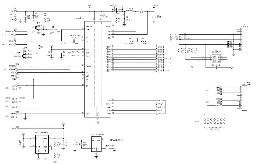 LT3745 Demo Board, 16-Channel LED Driver