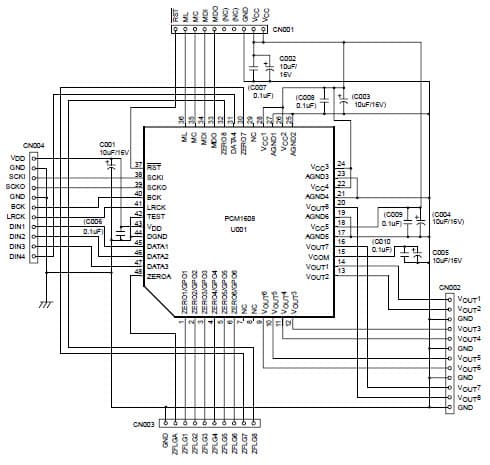 24-Bit, 192KSPS, 8CH DAC for Audio