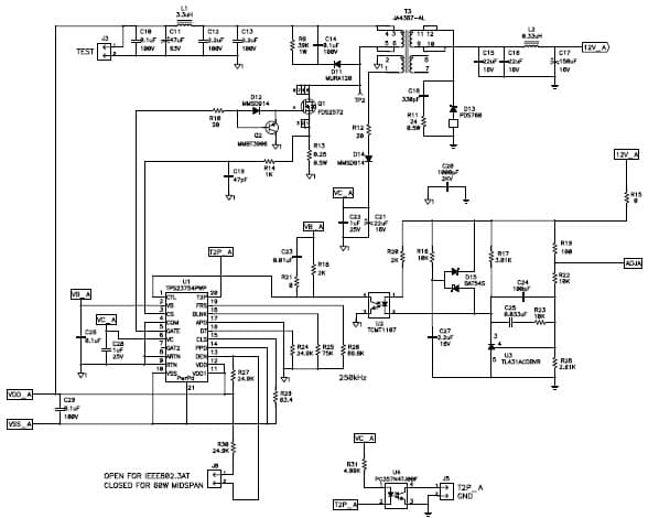 PMP5236, Parallel Isolated Flybacks (12V@4A) Reference Design for High Power PoE Applications