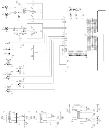 DC1250A-AD, Demo Board for the LTM9001-AD CMOS out, 16-bit, 130Msps, 70MHz BPF, 25MHz BW, 14dB gain