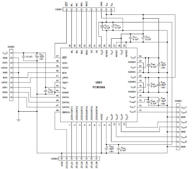 24-Bit, 6CH DAC for Audio