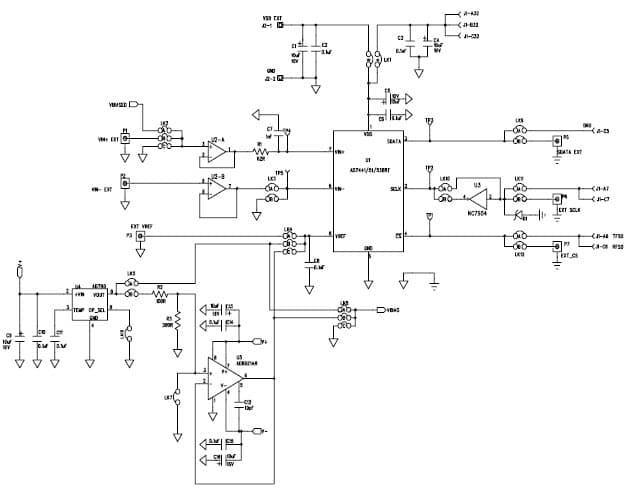 EVAL-AD7453CB, evaluation board for AD7453, 12-Bit, 555KSPS ADC for Data Acquisition System