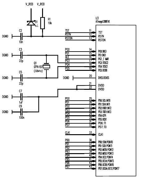 AVR2044, Application Circuit based on the Single-Chip ATmega128RFA1 to support IEEE802.15.4, ZigBee, 6LoWPAN, RF4CE, SP100, WirelessHart and ISM Applications