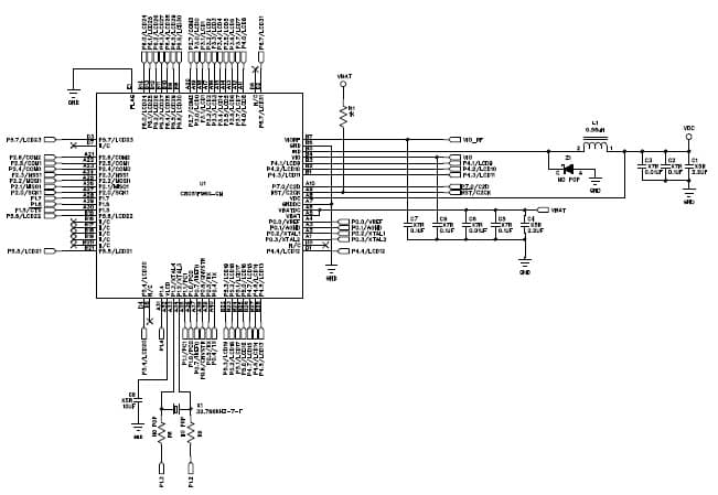 UDP UPPI Card-UG, UPPI-F960 Evaluation Card for C8051F96x MCU or a Si102x/3x Wireless MCU