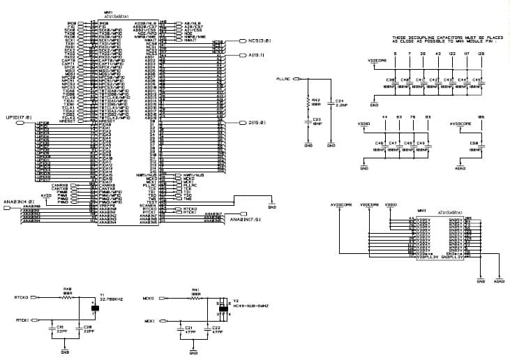 AT91SAM7A1-EK Evaluation Kit enables real-time code and supports the AT91SAM7A1 ARM7 MCU