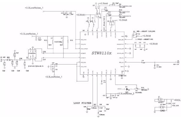 STW81101-EVB4G, Evaluation Board for the STW81103, 4-GHz single output PLL Clock Generator for the Industrial applications