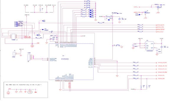 AN2612 BT_HTS_RX_R2 Evaluation Board based on BT-STA2416C2 Bluetooth Module