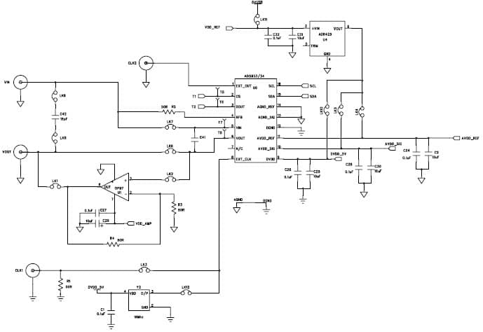 EVAL-AD5934EB, Evaluation Board for AD5934, 250-kSPS, 12-Bit Impedance Converter Network Analyzer