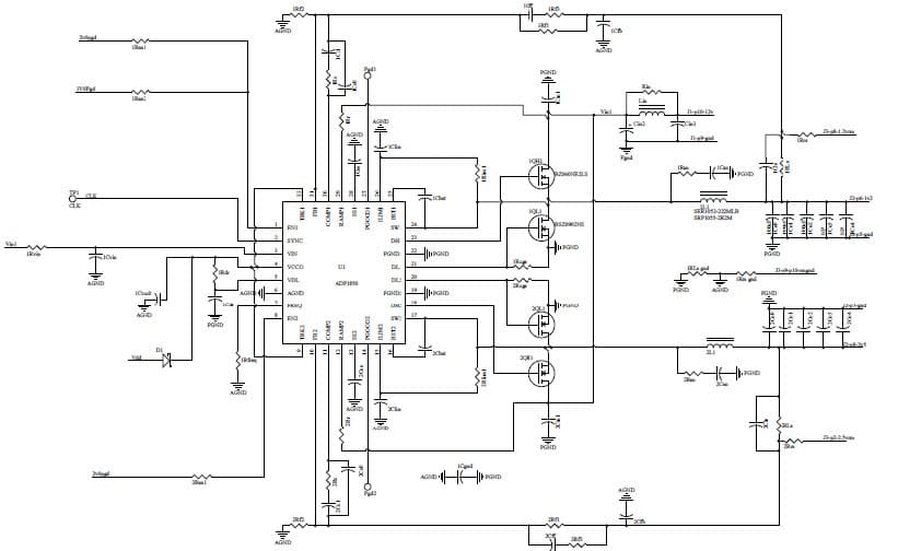 84W, 1V, 1V, 1.2V, 1.5V, 1.8V, 2V, 2.5V, 3.3V DC to DC Multi-Output Power Supply for Wireless Base Station