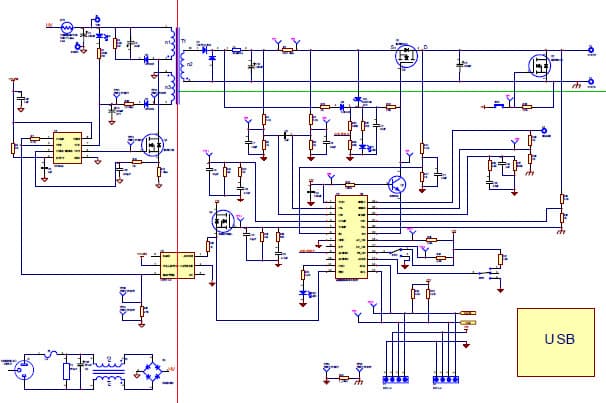 EVAL-ADM1041EB, Evaluation board allows the ADM1041 to be quickly evaluated in a switching power supply application