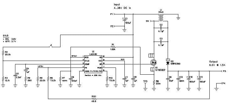 PMP7155, Sepic,6.0V @ 1.5A