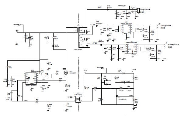 PMP7115.7, Non-Isolated LDO for Industrial using TPS7A201 w/ input of 16 VDC 15V@0.05A