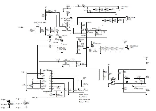 PMP8407.3, Multiple Output, High Efficiency Flyback Converter for PoE Applications