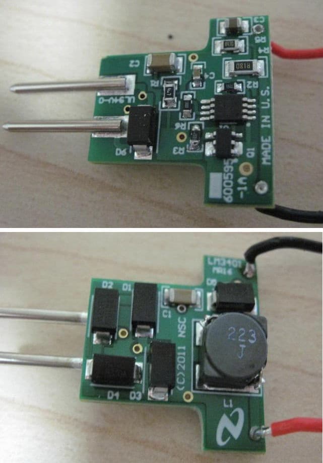 LM3401 MR16 Reference Designs for Non-Dimming and Dimming LED Applications