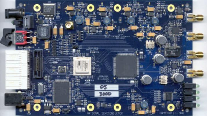 ADC083000RB, Evaluation Board for ADC083000 Single low power, ultra high speed CMOS A/D Converter